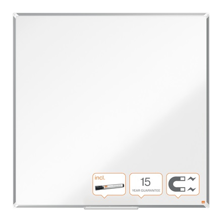 Nobo Premium Plus stål magnetisk whiteboard 120x120cm