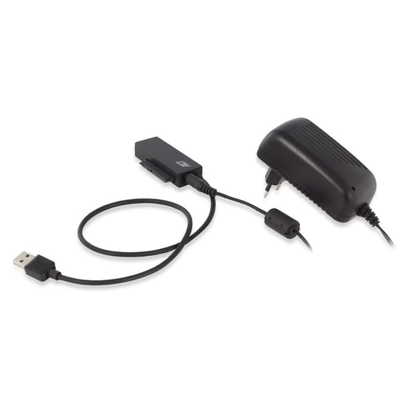 ACT AC1515 kabel kønsskifter 2.5/3.5" SATA USB A Sort