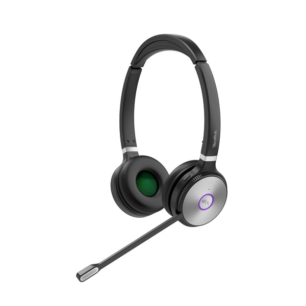 Yealink WHD622T Headset Trådlös Huvudband Kontor/callcenter Micro-USB Svart