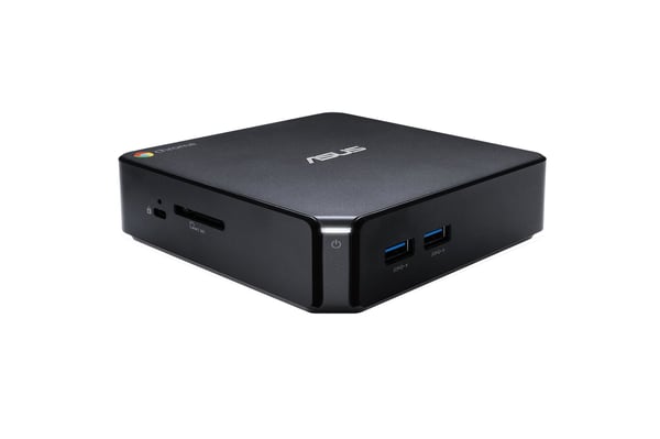 ASUS Chromebox CHROMEBOX3-G213U Intel® Core™ i7 i7-8550U 4 GB DDR3L-SDRAM 32 GB SSD ChromeOS Mini PC Mini-PC Svart