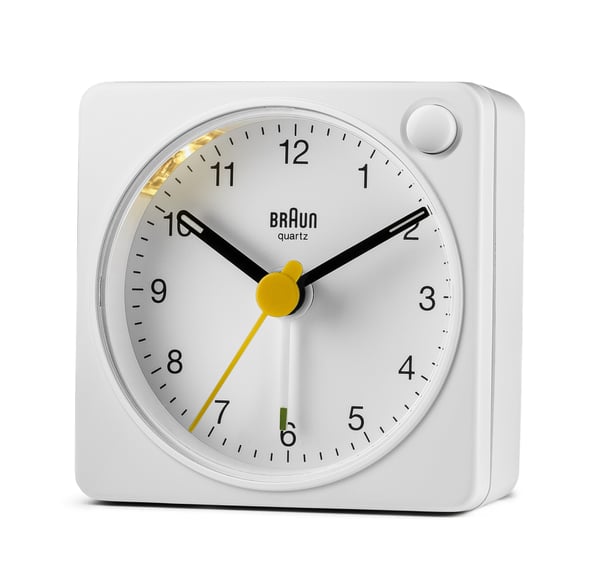 Braun BC02XW väckarklockor Quartz-väckarklocka Vit