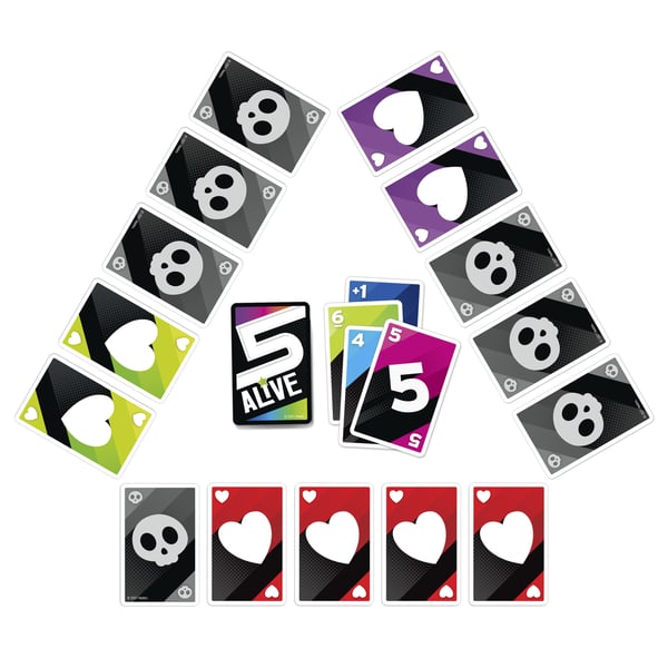 Hasbro Gaming 5 Alive Kortspil Strategi