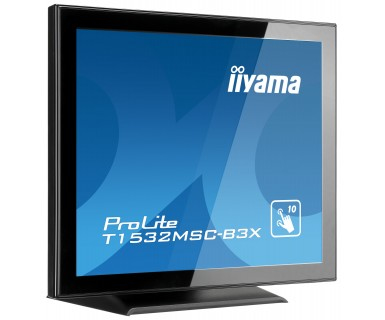 iiyama ProLite T1532MSC-B3X computerskærm 38,1 cm (15") 1024 x 768 pixel LED Berøringsskærm Bordplade Sort