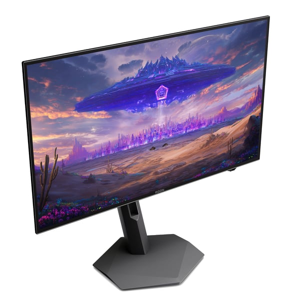 AOC AGON PRO AGP277QKDC platta pc-skärmar 67,3 cm (26.5") 2560 x 1440 pixlar Quad HD OLED Grå