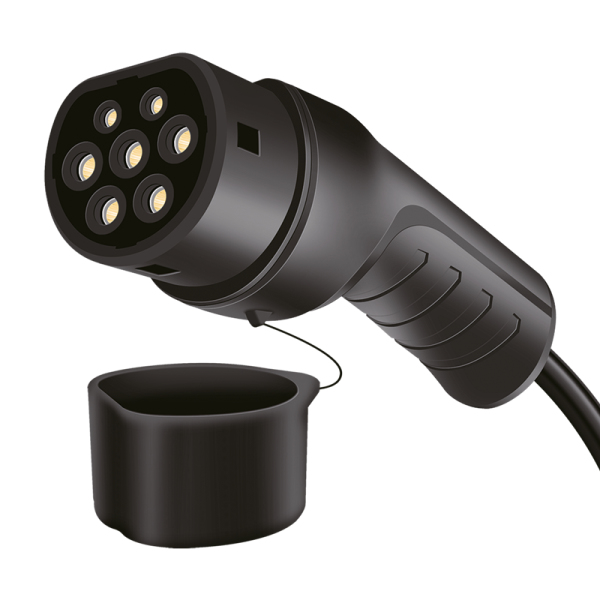 LogiLink EVC0122 laddkabel för elektriskt fordon Svart Typ 2 3 7,5 m