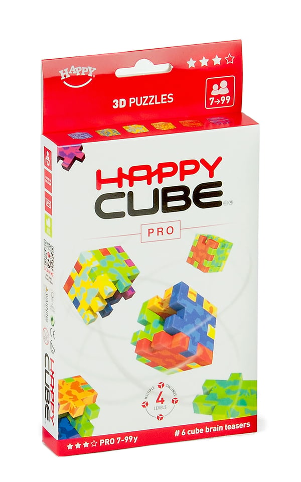 SmartGames Happy Cube 6 Colour Pack Pro 3D puslespil