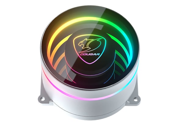 COUGAR CGR-PSDELRGB-W-360 Processor Allt-i-ett vätskekylare 12 cm Vit