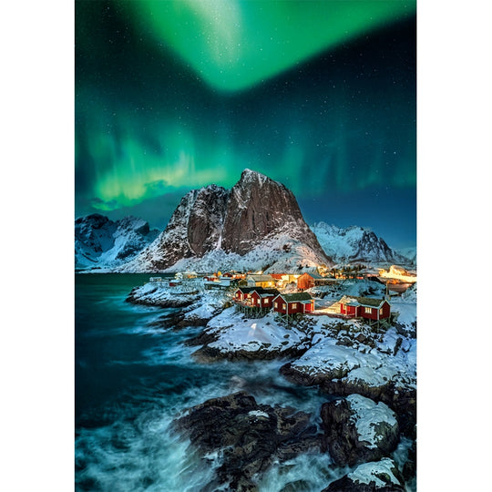Clementoni Lofoten Islands Puslespil 1000 stk Vinter