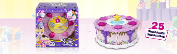 Polly Pocket Birthday Cake Countdown