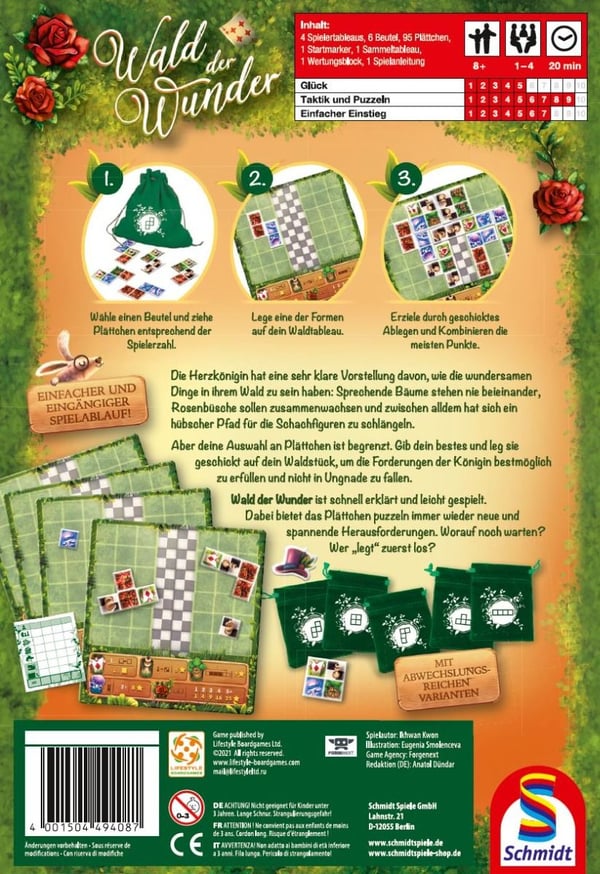 Schmidt Spiele 49408 lautapeli 20 min Perhe