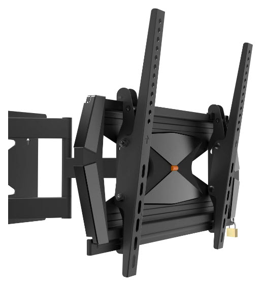 Hama 00220860 TV-kiinnike 165,1 cm (65") Musta