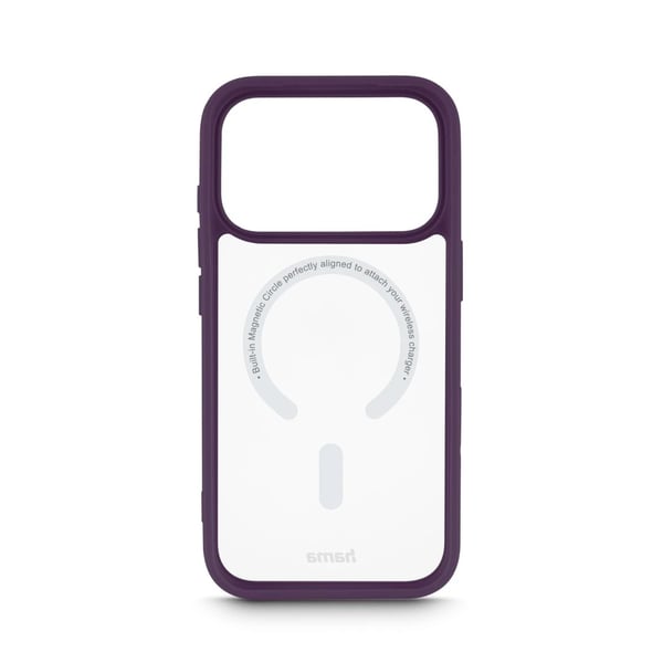 Hama Frame Protect matkapuhelimen suojakotelo 17,5 cm (6.9") Suojus Punainen, Läpinäkyvä