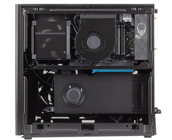 bluechip GAMINGline S1970 Intel® Core™ i9 i9-14900K 16 GB DDR5-SDRAM 500 GB SSD NVIDIA GeForce RTX 5060 Ti Windows 11 Home Mini PC Mini-PC Svart