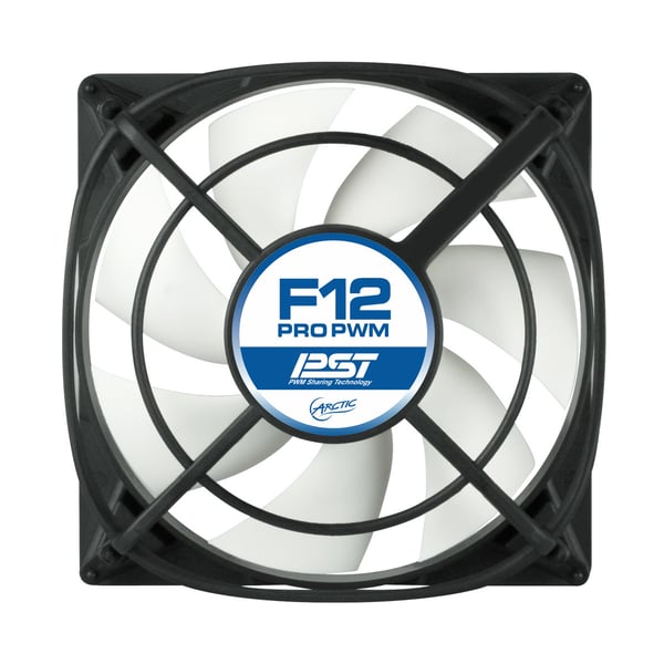 ARCTIC F12 Pro PWM Computerkabinet Ventilator 12 cm Sort, Hvid