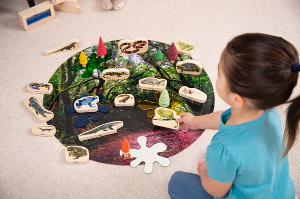 Tickit Wooden Reptile & Amphibian Blocks