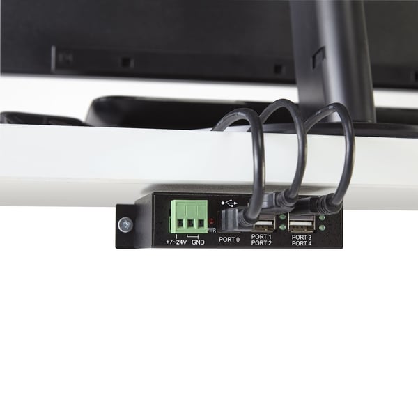 StarTech.com Rackmonterad USB 2.0 Hub - 4 Portars Robust Industriell USB 2.0 Hub