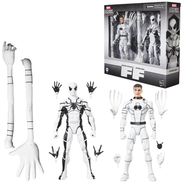 Marvel Legends Series Future Foundation Mister Fantastic och Spider-Man