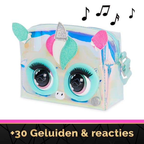 Purse Pets Purrisma Unicorn Multifärg Flicka axelremsväska