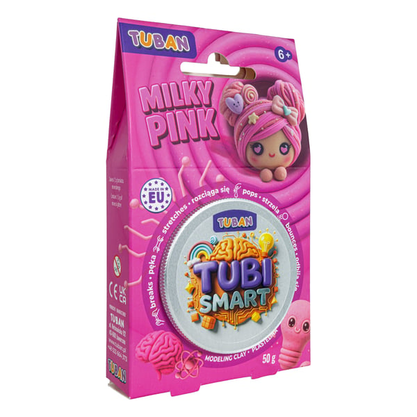 Tuban TUBI SMART MILKY PINK Muotoilusavi 50 g Vaaleanpunainen