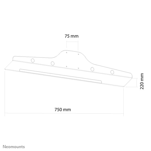 Neomounts KEYB-V100 monitorikiinnikkeen lisävaruste