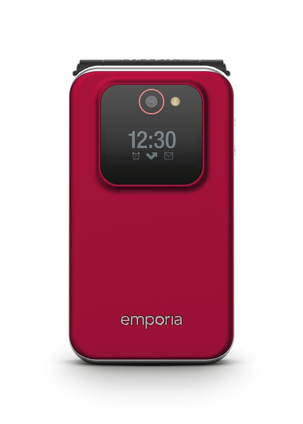 Emporia emporiaJOY-LTE 7,11 cm (2.8") 115 g Rød Senior telefon
