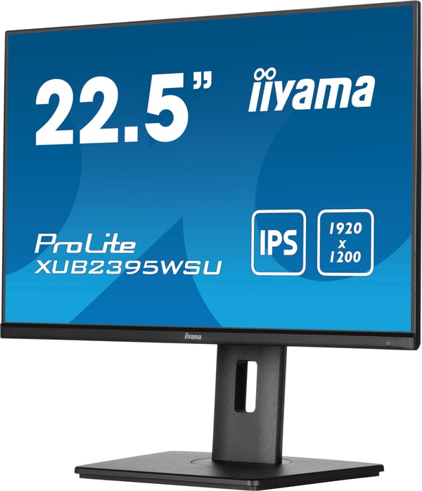 iiyama ProLite XUB2395WSU-B5 computerskærm 57,1 cm (22.5") 1920 x 1200 pixel WUXGA LED Sort