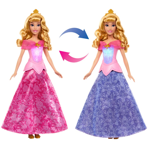 Disney Princess Aurora Pink to Blue Dress Fashion Doll
