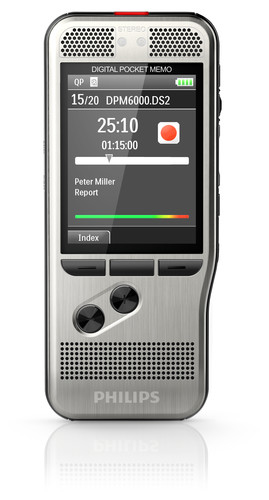 Philips DPM6000 Muistikortti Musta, Hopea