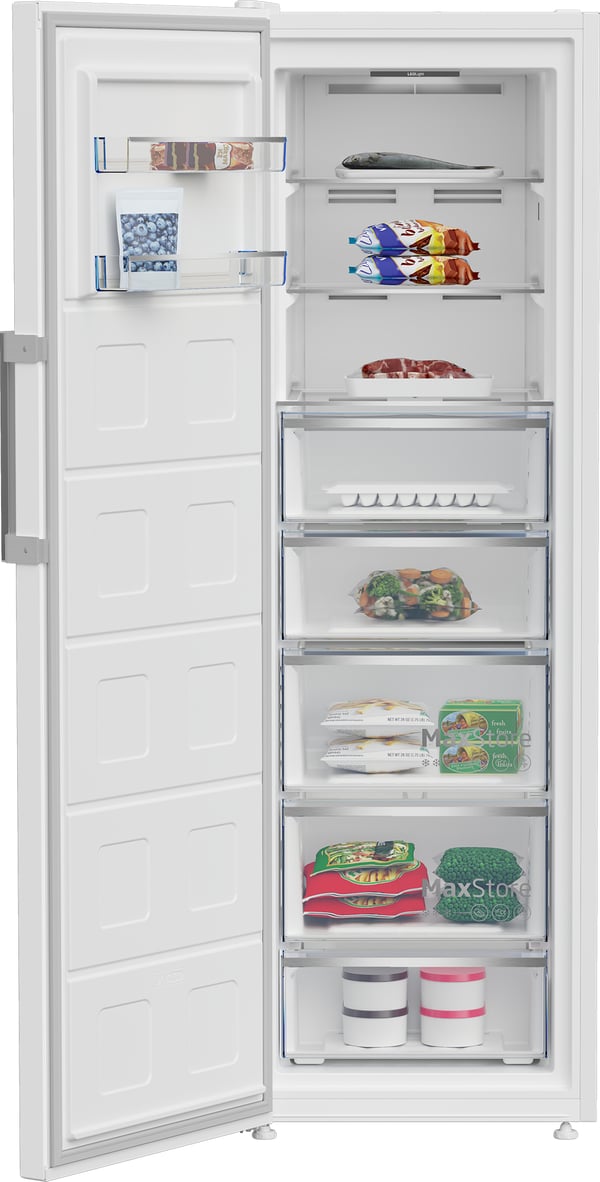 Beko B5RMFNE314W Stående fryser Fritstående 286 L Hvid