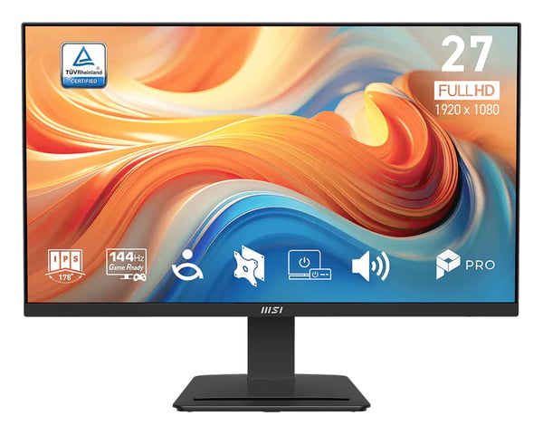 MSI Pro MP273 E14A platta pc-skärmar 68,6 cm (27") 1920 x 1080 pixlar Full HD LCD Svart
