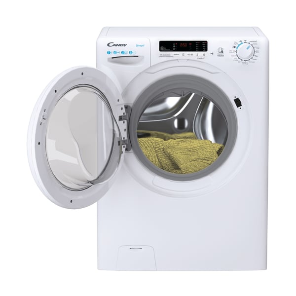 Candy Smart CSS4372DW4/1-11 vaskemaskine Front-læsning 7 kg 1300 rpm Hvid