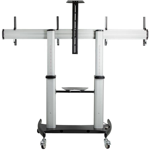StarTech.com STNDMTVDUO tv-beslag 152,4 cm (60") Sort, Sølv