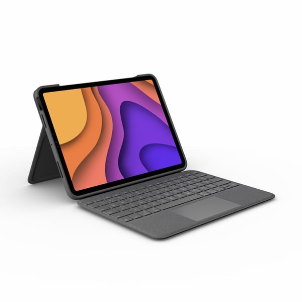 Logitech Folio Touch tastaturetui med trackpad + Logitech Crayon til iPad Air (920-009956 BUNDLE)