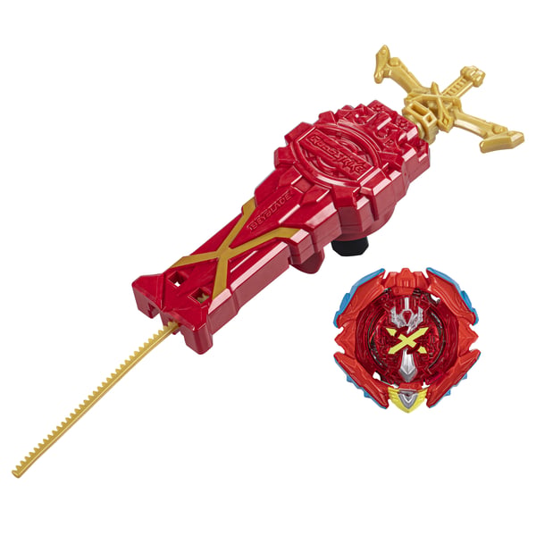 Beyblade Burst QuadStrike Xcalius Power Speed Launcher Pack Kæmpende spinnende top