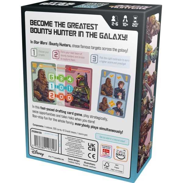 Asmodee Bounty Hunters Lautapeli