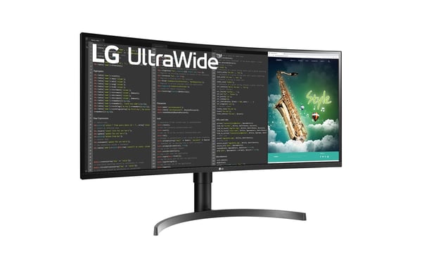 LG 35WN75CN-B computerskærm 88,9 cm (35") 3440 x 1440 pixel Quad HD LED Sort