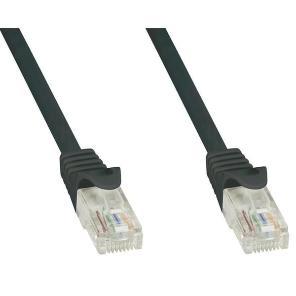 Techly ICOC CCA5U-010-BKT netværkskabel Sort 1 m Cat5e U/UTP (UTP)