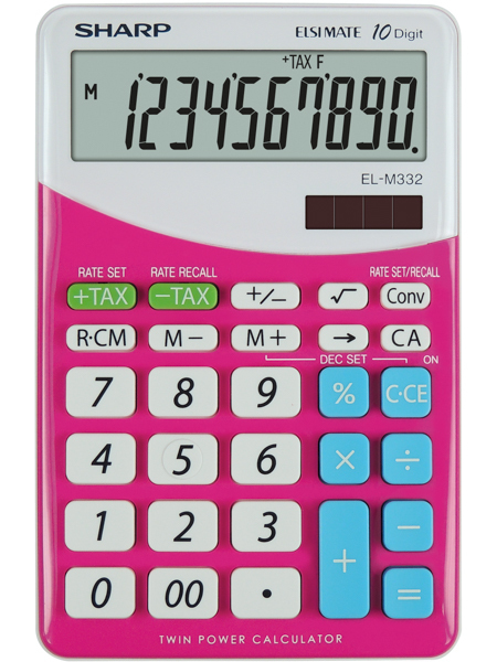 Sharp EL-M332 regnemaskine Desktop Finansiel Lyserød