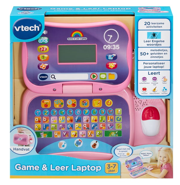 VTech Game & Leer Laptop roze