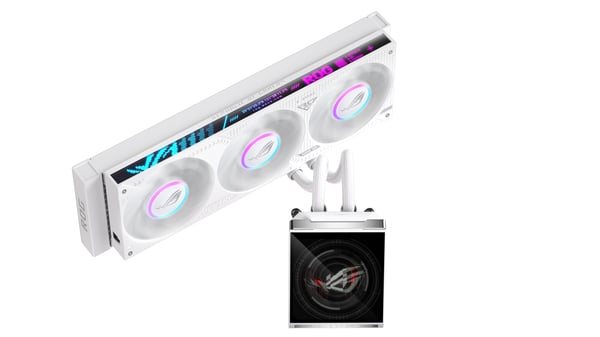 ASUS ROG STRIX SLC IV 360 ARGB LCD WHT Processor Alt-i-en væskekøler 12 cm Hvid 1 stk ASUS ROG STRIX SLC IV 360 ARGB LCD WHT Processor Alt-i-en væskekøler 12 cm Hvid 1 stk