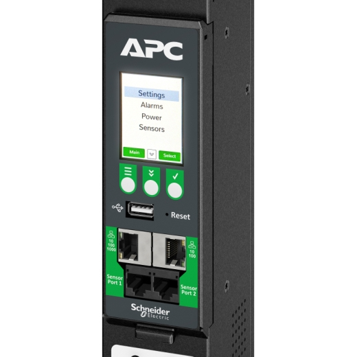 APC NetShelter Rack PDU Advanced strømforsyningsenhed (PDU) 48 AC stikkontakt(er) 0U Sort