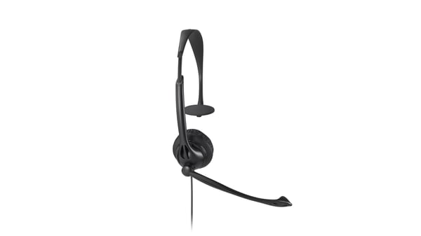Kensington USB Mono -hovedtelefon med mikrofon og lydstyrkekontrol