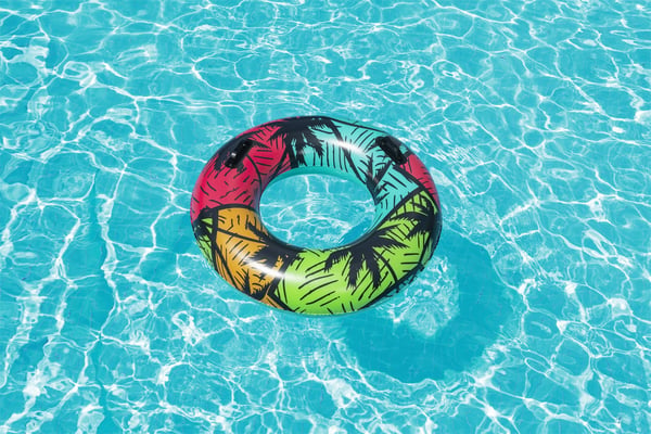 Bestway 36350 / 23 pool- och badmadrass Multifärg Mönstrad Badring