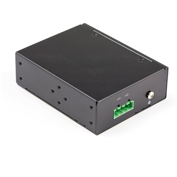 StarTech.com Industriell Gigabit Ethernet PoE-injektor - 30 W 802.3at PoE + Midspan 48 V-56 VDC DIN-skena