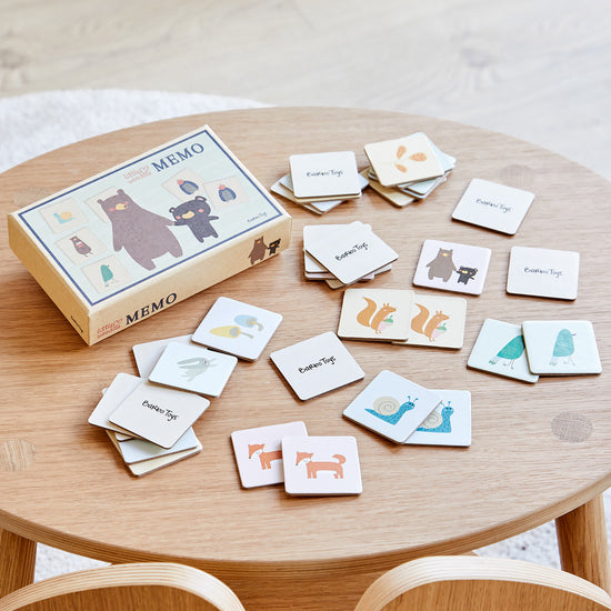 Barbo Toys 5406 Little Woodies - Memo Game Korttipeli