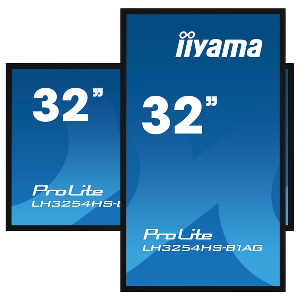 iiyama LH3254HS-B1AG skilte display Digital fladpaneldisplay 80 cm (31.5") LCD Wi-Fi 500 cd/m² Fuld HD Sort Indbygget processer Android 11 24/7
