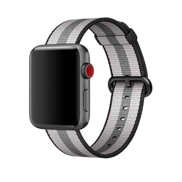 Apple MQVR2ZM/A Älyrannekkeen lisätarvike Yhtye Musta, Harmaa Nailon