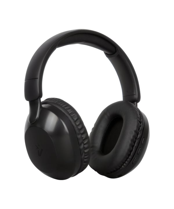 Vultech HBT-20BK hörlur och headset Trådlös Huvudband Samtal/musik USB Type-C Bluetooth Svart