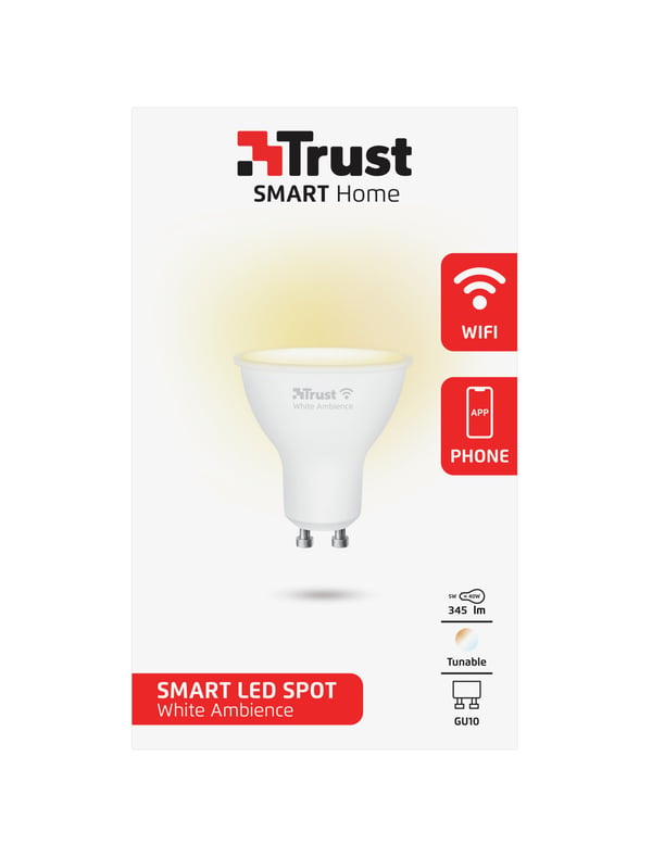 Trust 71283 smart belysning Smart glödlampa Wi-Fi