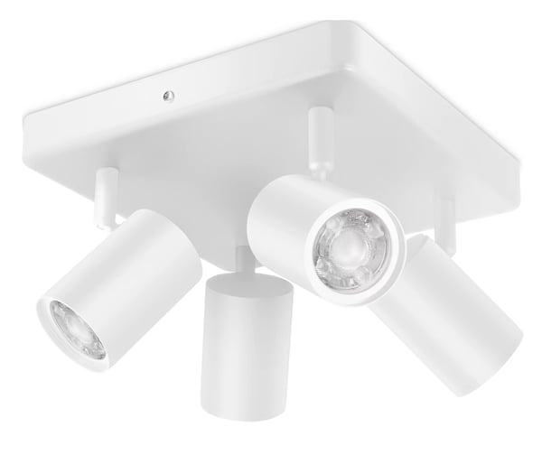 WiZ IMAGEO 4 x justerbare spots, firkantet plade